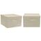 Household Essentials Fabric Storage Bin with Lid, 2ct.